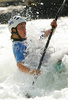 Heike Frauenrath of Germany during super finals of K-1 for women International Kayak and Canoe race in Tacen, Slovenia. Race in Tacen, Slovenia was held on 3rd of June 2007 and was also last of three qualification races for Slovene Whitewater National World cup team for season 2007.
