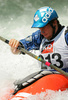 Peter Csonka competing during Kayak rodeo Slofreestyle 2007 race. International kayak rodeo race was held in Tacen, Slovenia on 9th of June 2007.
