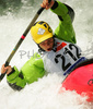 Nina Halasova competing during Kayak rodeo Slofreestyle 2007 race. International kayak rodeo race was held in Tacen, Slovenia on 9th of June 2007.

