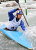 Harald Hudetz of Austria paddling during first run of second International kayak and canoe slalom race Tacen 2006 in Tacen, Slovenia. Races of International kayak and canoe slalom Tacen 2006 also counted as third and fourth qualification race for Slovene whitewater kayak and canoe World cup team.
