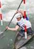 Neil Caffrey of Ireland paddling during first run of second International kayak and canoe slalom race Tacen 2006 in Tacen, Slovenia. Races of International kayak and canoe slalom Tacen 2006 also counted as third and fourth qualification race for Slovene whitewater kayak and canoe World cup team.
