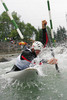 Timothy Walker of Italy paddling during first run of second International kayak and canoe slalom race Tacen 2006 in Tacen, Slovenia. Races of International kayak and canoe slalom Tacen 2006 also counted as third and fourth qualification race for Slovene whitewater kayak and canoe World cup team.
