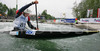 Benjamin Savsek of Slovenia (Tacen KD Slovenica) paddling during first run of second International kayak and canoe slalom race Tacen 2006 in Tacen, Slovenia. Races of International kayak and canoe slalom Tacen 2006 also counted as third and fourth qualification race for Slovene whitewater kayak and canoe World cup team.
