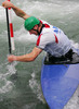 Leopold Fuchs of Austria paddling during first run of second International kayak and canoe slalom race Tacen 2006 in Tacen, Slovenia. Races of International kayak and canoe slalom Tacen 2006 also counted as third and fourth qualification race for Slovene whitewater kayak and canoe World cup team.
