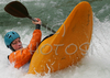 Jaka Lesjak of Slovenia competing during first International kayak rodeo race Slofreestyle 2006 which was held in Tacen, Slovenia on 3. June 2006.
