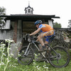 Cyclists competing during 6th race of Slovene cup in cross country MTB race which was held in Kamnik, Slovenia. Due to week long rain track was wet and full of mud which made racing even more demanding. Women elite, women under 23, men juniors and men masters categories had to finish 5 laps long race, while men elite and men under23 had race long 7 laps.
