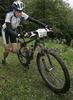 Matej Pikovnik of Kd Hrastnik (Juniors) competing during 6th race of Slovene cup in cross country MTB race which was held in Kamnik, Slovenia. Due to week long rain track was wet and full of mud which made racing even more demanding. Women elite, women under 23, men juniors and men masters categories had to finish 5 laps long race, while men elite and men under23 had race long 7 laps.
