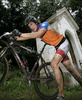 Cyclists competing during 6th race of Slovene cup in cross country MTB race which was held in Kamnik, Slovenia. Due to week long rain track was wet and full of mud which made racing even more demanding. Women elite, women under 23, men juniors and men masters categories had to finish 5 laps long race, while men elite and men under23 had race long 7 laps.
