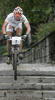 Mitja Tancik of Sd Energija (Elite) competing during 6th race of Slovene cup in cross country MTB race which was held in Kamnik, Slovenia. Due to week long rain track was wet and full of mud which made racing even more demanding. Women elite, women under 23, men juniors and men masters categories had to finish 5 laps long race, while men elite and men under23 had race long 7 laps.
