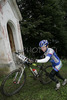 Tanja Zakelj of Mbk Crni Vrh - Gensan(Women Juniors) competing during 6th race of Slovene cup in cross country MTB race which was held in Kamnik, Slovenia. Due to week long rain track was wet and full of mud which made racing even more demanding. Women elite, women under 23, men juniors and men masters categories had to finish 5 laps long race, while men elite and men under23 had race long 7 laps.

