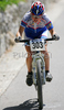 Tanja Zakelj of MBK Hidria riding during Slovene Women, Junior and Amaters National Championships in Cross country mountain biking. XC MTB National Championship was held in period of extreme heat where temperatures reached up to +35c, in Kamnik, Slovenia on 22nd of July 2007.
