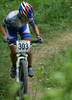 Tanja Zakelj of MBK Hidria riding during Slovene Women, Junior and Amaters National Championships in Cross country mountain biking. XC MTB National Championship was held in period of extreme heat where temperatures reached up to +35c, in Kamnik, Slovenia on 22nd of July 2007.
