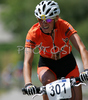Blaza Klemencic of Pintatim Full-Dynamix riding during Slovene Women, Junior and Amaters National Championships in Cross country mountain biking. XC MTB National Championship was held in period of extreme heat where temperatures reached up to +35c, in Kamnik, Slovenia on 22nd of July 2007.
