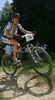 Matej Lovse of KD Hrastnik riding during Slovene Men Elite National Championships in Cross country mountain biking. XC MTB National Championship was held in period of extreme heat where temperatures reached up to +35c, in Kamnik, Slovenia on 22nd of July 2007.
