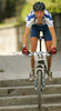 Matej Lovse of KD Hrastnik riding during Slovene Men Elite National Championships in Cross country mountain biking. XC MTB National Championship was held in period of extreme heat where temperatures reached up to +35c, in Kamnik, Slovenia on 22nd of July 2007.
