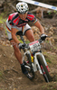 Sabine Spitz of Germany riding in last race of Women cross country (XCO) Nissan UCI Mountain Bike World Cup. Final race of MTB World Cup was held in Maribor, Slovenia, on 15th of September 2007.
