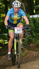 Alexandra Engen of Sweden riding in last race of Women cross country (XCO) Nissan UCI Mountain Bike World Cup. Final race of MTB World Cup was held in Maribor, Slovenia, on 15th of September 2007.
