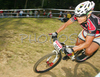 Sabine Spitz of Germany riding in last race of Women cross country (XCO) Nissan UCI Mountain Bike World Cup. Final race of MTB World Cup was held in Maribor, Slovenia, on 15th of September 2007.
