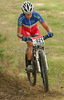 Laurence Leboucher of France riding in last race of Women cross country (XCO) Nissan UCI Mountain Bike World Cup. Final race of MTB World Cup was held in Maribor, Slovenia, on 15th of September 2007.
