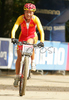 Winner Jingjing Wang of China celebrating her victory in last race of Women cross country (XCO) Nissan UCI Mountain Bike World Cup. Final race of MTB World Cup was held in Maribor, Slovenia, on 15th of September 2007.

