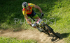 Jose Hermida of Spain riding in last race of Men Cross country Nissan UCI Mountain Bike World Cup. Final race of MTB World Cup was held in Maribor, Slovenia, on 15th of September 2007.
