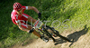 Christoph Sauser of Switzerland riding in last race of Men Cross country Nissan UCI Mountain Bike World Cup. Final race of MTB World Cup was held in Maribor, Slovenia, on 15th of September 2007.
