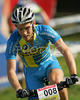 Winner Fredrik Kessiakoff of Sweden riding in last race of Men Cross country Nissan UCI Mountain Bike World Cup. Final race of MTB World Cup was held in Maribor, Slovenia, on 15th of September 2007.
