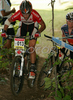 Geoff Kabush of Canada riding in last race of Men Cross country Nissan UCI Mountain Bike World Cup. Final race of MTB World Cup was held in Maribor, Slovenia, on 15th of September 2007.
