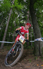 Second placed Christoph Sauser of Switzerland riding in last race of Men Cross country Nissan UCI Mountain Bike World Cup. Final race of MTB World Cup was held in Maribor, Slovenia, on 15th of September 2007.
