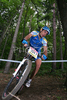 Jean-Christophe Peraud of France riding in last race of Men Cross country Nissan UCI Mountain Bike World Cup. Final race of MTB World Cup was held in Maribor, Slovenia, on 15th of September 2007.
