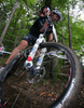 Geoffroy Pierre Plantet of France riding in last race of Men Cross country Nissan UCI Mountain Bike World Cup. Final race of MTB World Cup was held in Maribor, Slovenia, on 15th of September 2007.
