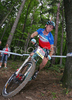 Stephane Tempier of France riding in last race of Men Cross country Nissan UCI Mountain Bike World Cup. Final race of MTB World Cup was held in Maribor, Slovenia, on 15th of September 2007.
