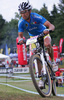 Gilberto Simoni of Italy riding in last race of Men Cross country Nissan UCI Mountain Bike World Cup. Final race of MTB World Cup was held in Maribor, Slovenia, on 15th of September 2007.
