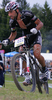 Third placed Manuel Fumic of Germany riding in last race of Men Cross country Nissan UCI Mountain Bike World Cup. Final race of MTB World Cup was held in Maribor, Slovenia, on 15th of September 2007.
