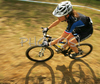 Cecile Ravanel Rode of France riding in last race of Women cross country (XCO) Nissan UCI Mountain Bike World Cup. Final race of MTB World Cup was held in Maribor, Slovenia, on 15th of September 2007.
