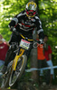 Pavel Cep of Czech riding in last race of Men Downhill Nissan UCI Mountain Bike World Cup. Final race of MTB World Cup was held in Maribor, Slovenia, on 16th of September 2007.
