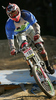 Sasa Merljak of Slovenia riding in last race of Men Downhill Nissan UCI Mountain Bike World Cup. Final race of MTB World Cup was held in Maribor, Slovenia, on 16th of September 2007.
