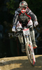 Steve Peat of Great Britain riding in last race of Men Downhill Nissan UCI Mountain Bike World Cup. Final race of MTB World Cup was held in Maribor, Slovenia, on 16th of September 2007.
