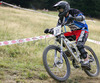 Matjaz Starina of MTB Trbovlje Junior riding at Specialized Downhill Crni Vrh 2006 which was held at Crni vrh nad Idrijo, Slovenia on 20th of August 2006. Race also counted as Slovenian cup in MTB Downhill cycling for season 2006.
