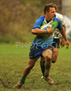 Rugby players during rugby match between Slovenia and Finland. Last match in year 2007 of Division 3 of FIRA European Championships between team of Slovenia and team of Finland was played in Ljubljana, Slovenia on 27th of October 2007. Slovenia was better opponent and won 32-3.
