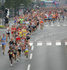 Runners are competing in 11th Ljubljana marathon. This years Ljubljana Marathon counted also for Military World championships in Marathon 2006, which made athletes roaster for this marathon even more impressive.11th Ljubljana Marathon and Military World Championships was held in Ljubljana, Slovenia on 29th of October 2006.
