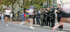 Members of different Army forces from around the world are supporting runners during 11th Ljubljana marathon. This years Ljubljana Marathon counted also for Military World championships in Marathon 2006, which made athletes roaster for this marathon even more impressive.11th Ljubljana Marathon and Military World Championships was held in Ljubljana, Slovenia on 29th of October 2006.
