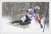 Rainer Schoenfelder of Austria skiing during slalom race of Audi FIS Alpine skiing world cup in Kranjska Gora, Slovenia.  Race was won by Giogio Rocca of Italy, Andre Myhrer of Sweden placed second and Benjamin Raich of Austria finished third. <br> 
