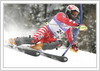 G. Bergamelli of Italy in first run of slalom race of Audi FIS Alpine skiing world cup in Kranjska Gora, Slovenia. Race was won by Giogio Rocca of Italy, Andre Myhrer of Sweden placed second and Benjamin Raich of Austria finished third. <br> 
