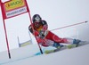 Christian Mayer of Austria skiing during FIS World Cup race in Kranjska Gora, Slovenia. Race was won by Benjamin Raich of Austria, Massimilian Blardone of Italy placed second, while Thomas Grandi of Canada finished third. Mayer finished 23rd.
