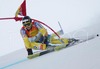 Fredrik Nyberg of Sweden skiing during FIS World Cup race in Kranjska Gora, Slovenia. Race was won by Benjamin Raich of Austria, Massimilian Blardone of Italy placed second, while Thomas Grandi of Canada finished third. Nyberg placed 4th.
