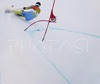 Fredrik Nyberg of Sweden skiing during FIS World Cup race in Kranjska Gora, Slovenia. Race was won by Benjamin Raich of Austria, Massimilian Blardone of Italy placed second, while Thomas Grandi of Canada finished third. Nyberg placed 4th.
