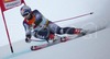 Daron Rhalves of USA skiing during FIS World Cup race in Kranjska Gora, Slovenia. Race was won by Benjamin Raich of Austria, Massimilian Blardone of Italy placed second, while Thomas Grandi of Canada finished third. Rhalves, so as his teammate Miller, didnt finish second run.
