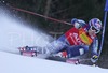 Bode Miller of USA skiing during FIS World Cup race in Kranjska Gora, Slovenia. Race was won by Benjamin Raich of Austria, Massimilian Blardone of Italy placed second, while Thomas Grandi of Canada finished third.
