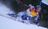 Erik Schlopy of USA skiing during FIS World Cup race in Kranjska Gora, Slovenia. Race was won by Benjamin Raich of Austria, Massimilian Blardone of Italy placed second, while Thomas Grandi of Canada finished third.
